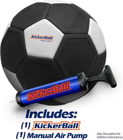 Kickerball - لعبة كرة القدم/كرة القدم المنحنية والمنحرفة - Kick Like The Pros، هدية رائعة للأولاد والبنات - مثالية للمباراة أو اللعبة الخارجية والداخلية in Kuwait