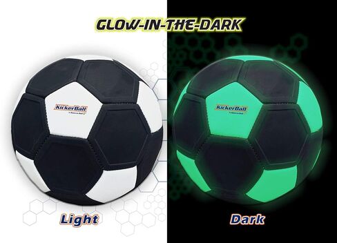 Kickerball - لعبة كرة القدم/كرة القدم المنحنية والمنحرفة - Kick Like The Pros، هدية رائعة للأولاد والبنات - مثالية للمباراة أو اللعبة الخارجية والداخلية in Kuwait