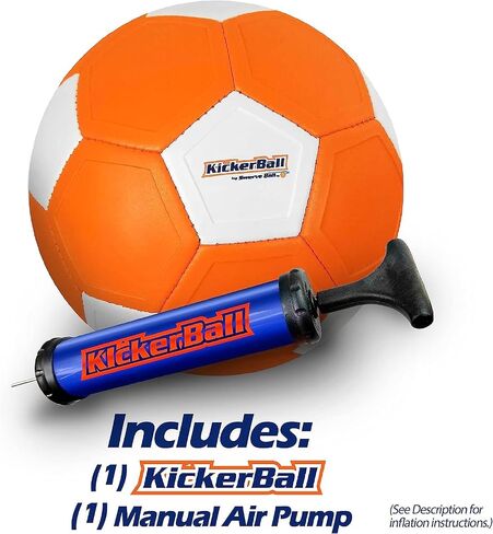 Kickerball - لعبة كرة القدم/كرة القدم المنحنية والمنحرفة - Kick Like The Pros، هدية رائعة للأولاد والبنات - مثالية للمباراة أو اللعبة الخارجية والداخلية in Kuwait