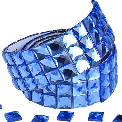 270 قطعة من بيوتيتيير 10 مم بلاط حجر الراين ذاتي اللصق من الزجاج بلون الشمبانيا، ملصقات ماسية متعددة الأوجه لتزيين المنتجات اليدوية، وتزيين الجدران، (لون الشمبانيا) in Kuwait