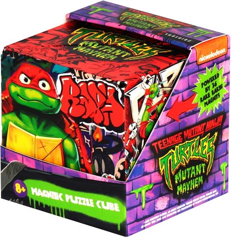 صندوق تغيير شكل سلاحف النينجا من Shashibo - مكعب ألغاز مغناطيسي حائز على جائزة وحاصل على براءة اختراع مع 36 مغناطيس أرضي نادر - مكعب فيدجيت يتحول إلى أكثر من 70 شكلًا (سلسلة ميكي 2) in Kuwait