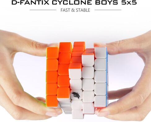 D-FantiX Cyclone Boys 3x3 Megaminx Stickerless Speed Cube Pentagonal Dodecahedron Cube Puzzle Toy in Kuwait