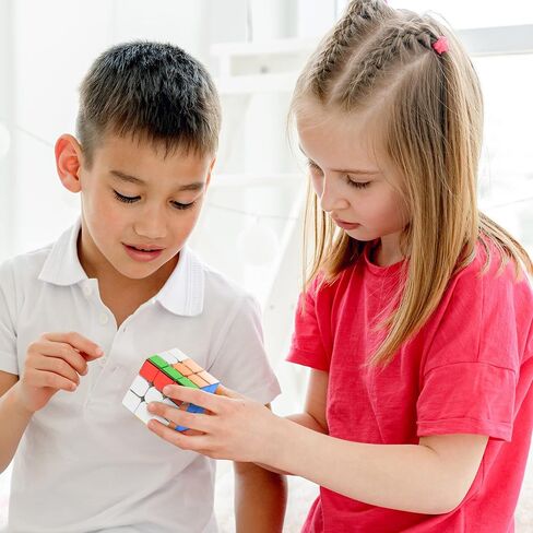 D-FantiX Magnetic Mirror Reflective Stickerless Speed Cube 2x2, Cyclone Boys Original Shiny Cool Magic Cube, Brain Teaser Puzzles Mini Cube, Personalized Birthday Gift for Kids Teens Adults in Kuwait