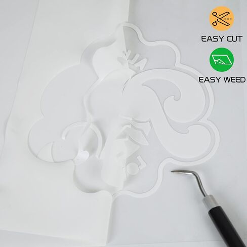 RENLITONG 3D Puff HTV Matte Heat Transfer Vinyl Roll 12" x 10ft Iron on for Heat Press T Shirt for All Cutter Machine Heat Vinyl Design (10 ft, 3D Puff White) in Kuwait