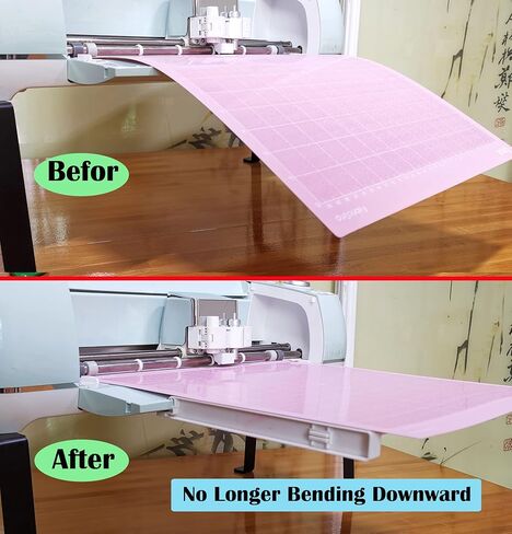 صينية تمديد متوافقة مع Cricut Maker3 Maker واستكشاف Air3 Air2 Air، دعم موسع حصيرة القطع للصانع واستكشاف سلسلة Air (وردي) in Kuwait
