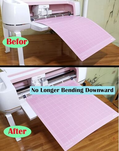 صينية تمديد متوافقة مع Cricut Maker3 Maker واستكشاف Air3 Air2 Air، دعم موسع حصيرة القطع للصانع واستكشاف سلسلة Air (وردي) in Kuwait