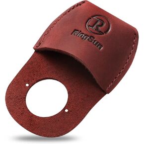 أدوات نحت الخشب من RingSun، واقي أصابع الجلد، مجموعة أدوات نحت أعمال النجار المصنوعة يدويًا، ملحقات بني RS40 in Kuwait