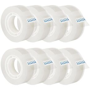 8 لفات من NNY عبوات شريط شفاف، شريط شفاف، لفات شريط لجميع الأغراض للمكتب والمنزل والمدرسة in Kuwait