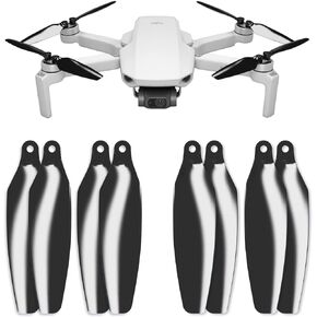 Master Airscrew Stealth Propellers for DJI Mini 2, Mini 2 SE, Mini SE & Mini 4K - Orange, 4 propellers in set