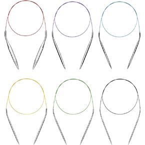 40 inch Circular Knitting Needles Set 6 Sizes Round Magic Loop in Kuwait