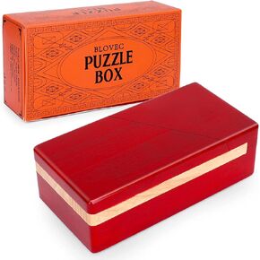 Impossible Puzzle Box Secret Money Box Mini 3D Brain Teaser Toy Gift Cash Card Boxes Surprise Wooden Magic Box