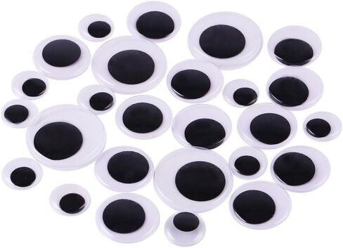 DIYASY 2 Inch 3 Inch 4 Inch Large Googly Wiggle Eyes with Self-adhesive 8 Pcs for Christmas Decorations in Kuwait