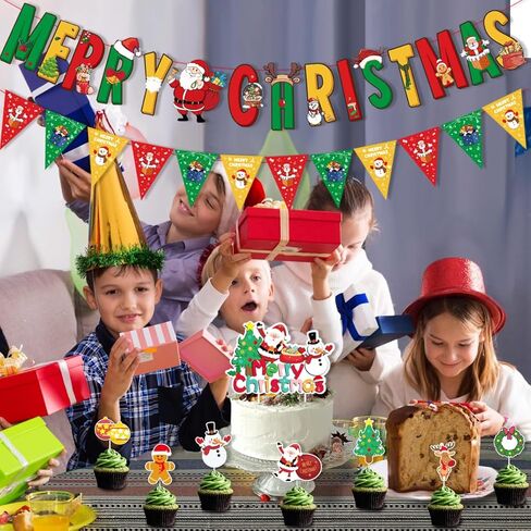 عيد ميلاد سعيد حزب الزينة عيد الميلاد بالونات اللاتكس لديكورات حفلة عيد الميلاد عيد ميلاد سعيد راية عيد ميلاد سعيد كعكة توبر للمنزل عيد الميلاد عطلة حزب الزينة in Kuwait