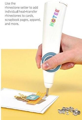 HOTEE Cordless Hotfix Rhinestones Applicator Tool Wand Setter Bedazler Starters Kit with Hotfix Crystals Rhinestones in Easy to Store Cases- #SET1 in Saudi Arabia