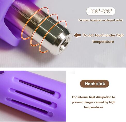 Hotfix Applicator 7-in-1 Rhinestone Setter Hot Fix Wand Bedazzler Kit Black in Kuwait