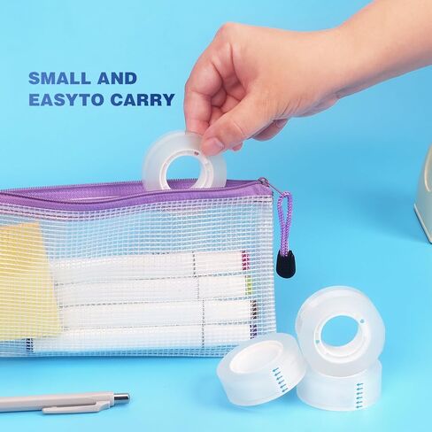 8 لفات من NNY عبوات شريط شفاف، شريط شفاف، لفات شريط لجميع الأغراض للمكتب والمنزل والمدرسة in Kuwait