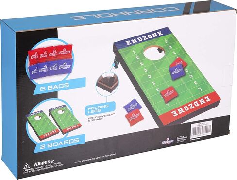 مجموعة ألعاب كورنهول للأطفال - ألعاب كلاسيكية للسفر في الأماكن المغلقة والخارجية - تتضمن 8 أكياس فول - مجموعة ألعاب رمي حبوب الذرة في الفناء لمتعة الشاطئ العائلية، يرجى الحذر أصغر من اللعبة التقليدية! in Kuwait