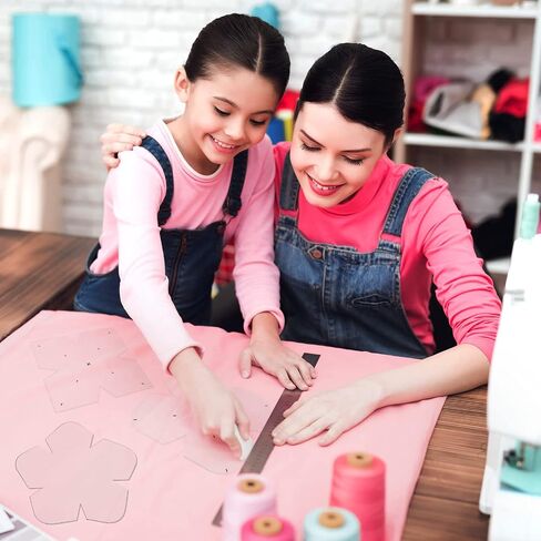 3 Pieces Bowl Cozy Pattern Template 3 Sizes 8/10/12 Inch Clear Acrylic Bowl Wrap Sewing Pattern Template with 3 Pieces Water Soluble Pen Bowl Batting Quilting Template Cut on Fold Stencil (Cute Edge) in Saudi Arabia