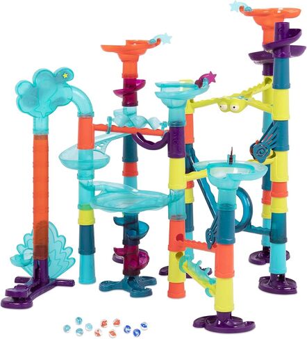 B. toys- Marble-Palooza- Marble Run Set- Developmental STEM Playset- 38-Piece Educational Building Toy- Marble Maze for Kids – 3 Years + in Saudi Arabia