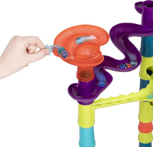 B. toys- Marble-Palooza- Marble Run Set- Developmental STEM Playset- 38-Piece Educational Building Toy- Marble Maze for Kids – 3 Years + in Saudi Arabia