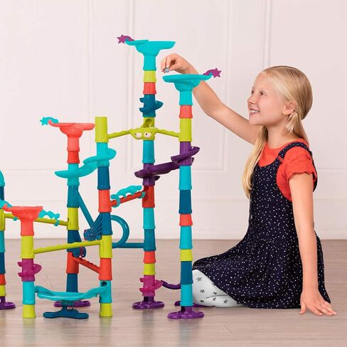 B. toys- Marble-Palooza- Marble Run Set- Developmental STEM Playset- 38-Piece Educational Building Toy- Marble Maze for Kids – 3 Years + in Saudi Arabia