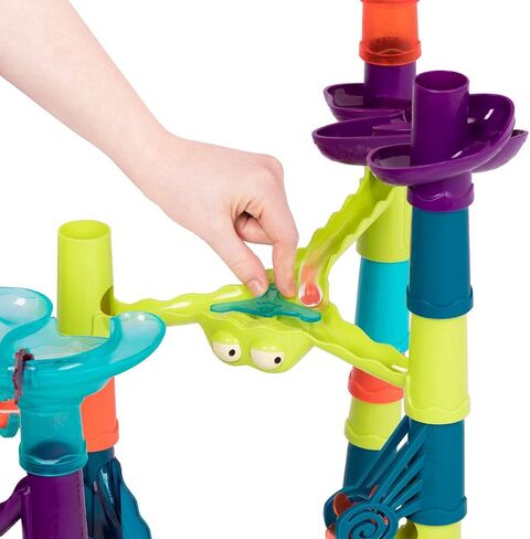 B. toys- Marble-Palooza- Marble Run Set- Developmental STEM Playset- 38-Piece Educational Building Toy- Marble Maze for Kids – 3 Years + in Saudi Arabia