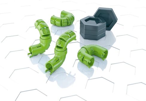 ريفينز بيرغر مجموعة مكعبات بناء فليكس تيوب اكشن من جرافيتراكس، متعددة الالوان، 26978 in Kuwait