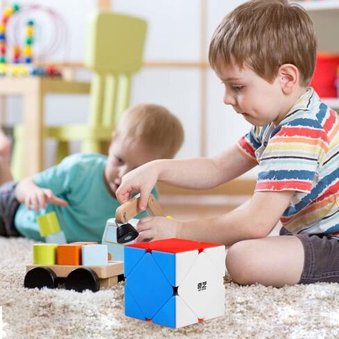 D-FantiX QY Toys Warrior W 3x3 Speed Cube Stickerless 3x3x3 Magic Cube Puzzles in Kuwait