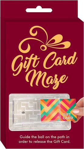 Gift Card Holder Maze, Money Maze Puzzle Gift Card Box - Stocking Stuffers for Teens and Adults in Kuwait