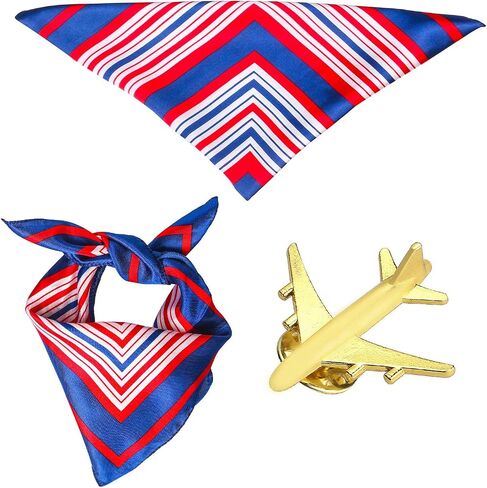 Beelittle Women's Stewardess Costume Accessories Flight Attendant Hat with Air Hostess Cosplay Costume Accessories in Kuwait