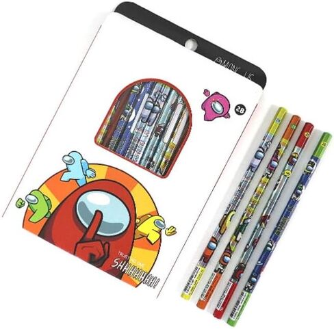 امونج اس 12 قلم رصاص 2B بتصميم عشوائي للتغليف. in Kuwait