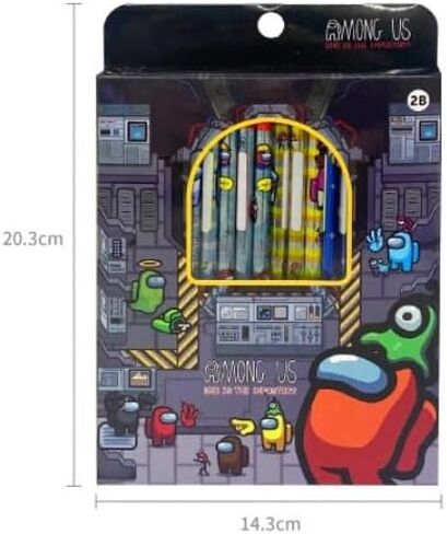 امونج اس 12 قلم رصاص 2B بتصميم عشوائي للتغليف. in Kuwait