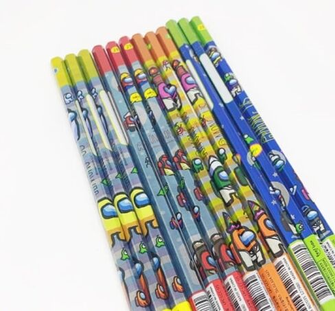 امونج اس 12 قلم رصاص 2B بتصميم عشوائي للتغليف. in Kuwait