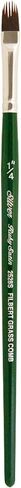 Silver Brush Limited 2528S1/8 Ruby Satin Filbert Grass Comb Brush Fluid and Flow Acrylics, Size 1/8 Inch, Short Handle in Saudi Arabia