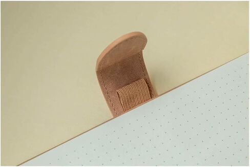 دفتر Sling - دفتر يوميات رصاصي - شبكة نقطية مقاس A5 باللون الذهبي الوردي لمجلة بوجو - سهل الحمل - صفحة مثقوبة 120 جرام في المتر المربع (وردي) in Kuwait