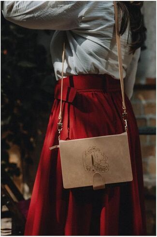 دفتر Sling - دفتر يوميات رصاصي - شبكة نقطية مقاس A5 باللون الذهبي الوردي لمجلة بوجو - سهل الحمل - صفحة مثقوبة 120 جرام في المتر المربع (وردي) in Kuwait