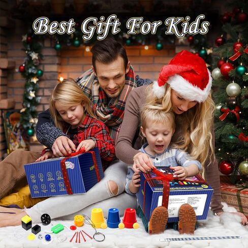 Skirfy Magic Kit-Magic Tricks for Kids Ages 6-8,75+ Magic Kit for Kids 8-12 with Flattern The Dice,Acacia Rabbit,Ideal for Kids Boys Girls in Saudi Arabia