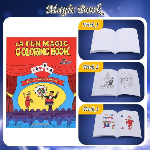 Skirfy Magic Kit-Magic Tricks for Kids Ages 6-8,75+ Magic Kit for Kids 8-12 with Flattern The Dice,Acacia Rabbit,Ideal for Kids Boys Girls in Saudi Arabia
