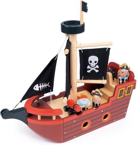 لعبة سفينة القراصنة الخيالية من مينتاري، طول 14.95 انش، خشب، للاولاد والبنات in Saudi Arabia