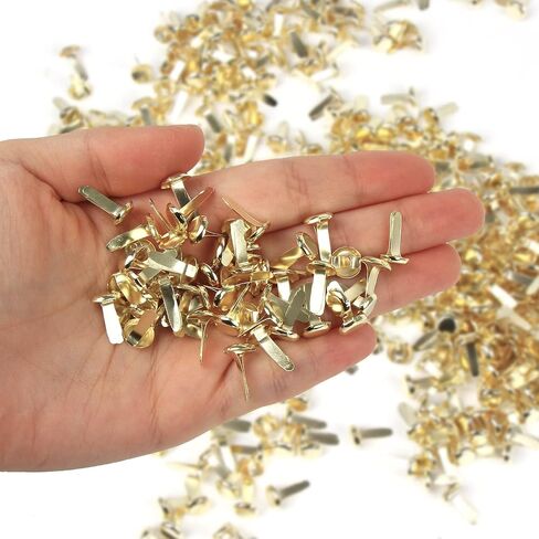 LOMIMOS 200Pcs Mini Paper Fastener Brad,Split Pin for Art Crafting School Project Decorative Scrapbooking DIY,0.79x0.3in in Kuwait