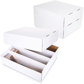 Yexiya 1 Pcs 3200 Count Sports Trading Card Storage Boxes, White in Saudi Arabia