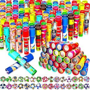 60 Pcs Classic Kaleidoscope Educational Kaleidoscope Toy Return Gift Vintage Educational Toys Party Bag Fillers School Classroom Prizes for Adult Teen Party Carnival Prize, Random Style (Cute Style)