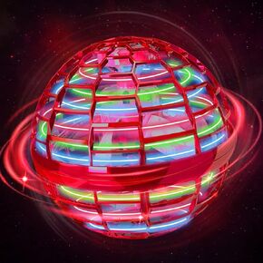 CASEIER Flying Orb Ball Toy, Hover Ball, Boomerang Ball, Fly Orb Pro Flying Spinner Mini Drone Flying Safe for Boys Girls Kids Adults Outdoor Indoor - Pink in Kuwait