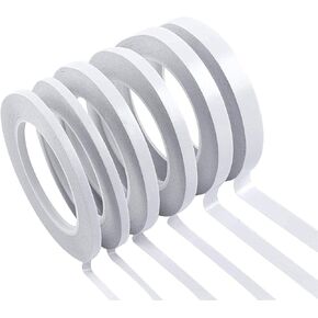 YISUMEI شريط مزدوج الجوانب متعدد المقاسات للحرف اليدوية والفنون وسجل القصاصات وصناعة البطاقات والشريط والصور ودعم الورق (6 بكرات، 4 مقاسات، 192 ياردة) in Kuwait