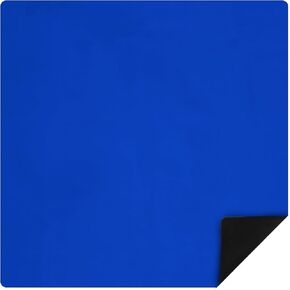 Buryeah 40 × 40 بوصة ساحة جونغ حصيرة لطاولة الدومينو المطاط المضادة للانزلاق Playmat كبير جونغ الجدول حصيرة لوحة لعبة حصيرة جونغ غطاء الطاولة للعب Paigow لعبة البوكر داخلي في الهواء الطلق (أسود)