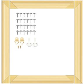ECOIOU DIY Canvas Stretcher Bars 16x20 Inch Canvas Frame, Sturdy Stretcher Frames for Oil Paintings, Prints, Paint by Numbers & Posters(Need Extra Size to wrap Around The Frame) in Saudi Arabia