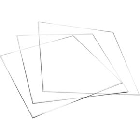 لوح أكريليك شفاف، لوح أكريليك شبكي لقرص الكيك، سطح الطاولة، خلفية، مشروع DIY، إطار صورة، لوحات، أعمال فنية (12 * 12 بوصة، 3 قطع، مربع، سمك 1/4 بوصة) in Kuwait