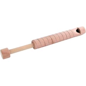 Schylling Wood Slide Whistle Toy, Cream