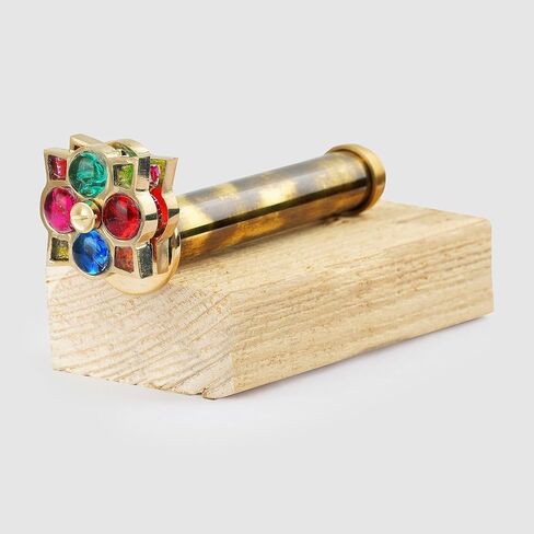 AL QAYIM Enchanting Brass Kaleidoscope with Gift Box for All Occasions - Anniversary, Valentine, Christmas, Couple Gifts in Kuwait