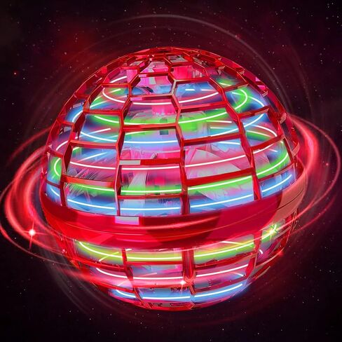 CASEIER Flying Orb Ball Toy, Hover Ball, Boomerang Ball, Fly Orb Pro Flying Spinner Mini Drone Flying Safe for Boys Girls Kids Adults Outdoor Indoor - Pink in Kuwait